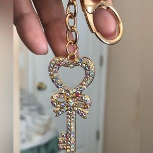 Multicolored Key Bag/Key Charm
